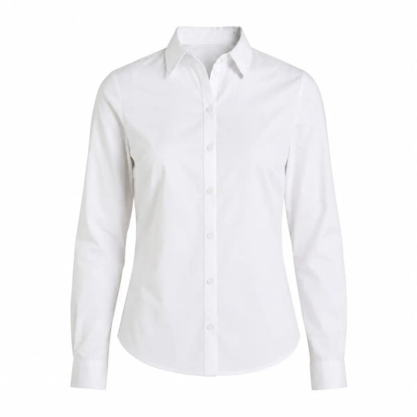 Camisa Blanca Estructurada Oficina & Noche